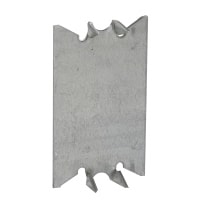 RACO Cable Protector Plate, 2.563", 0.0625" Thick Pre-Galvinized Steel, 0.5" Spikes