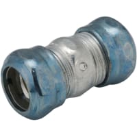 RACO EMT Compression Coupling Raintight 1/2" Steel