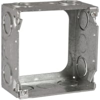 RACO 4" Square Extension Weld 2-1/8" Deep 1/2"-3/4" Knockout