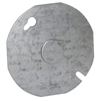 RACO 3-1/2" Round Cover Blank 1/2" Knockout" Center