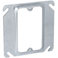 RACO 4" Square Mud Ring Single Device - Raised 1/4