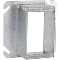 RACO 4" Square Mud Ring Tile Single Device - Raised 2