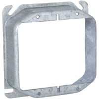 RACO 4" Square Mud Ring Two Device - Raised 1-1/4