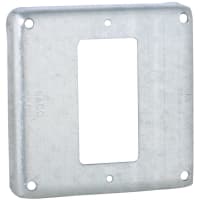 RACO 4" Square Cover Single Device - GFCI