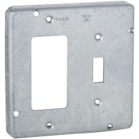 RACO 4-11/16" Cover Two Device - Switch / GFCI