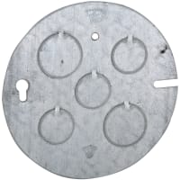 RACO Concrete Ring Cover Flat - 1/2"-3/4" Knockout