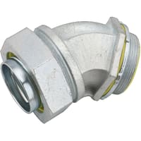 RACO Liquidtight Connector 45 Insulated2" Steel