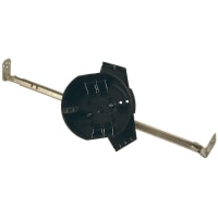 RACO 4" Round Non-metallic Ceiling Box - Spanner Bar