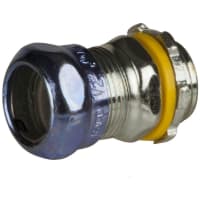 RACO EMT Compression Connector Raintight 1/2" Steel