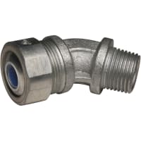 RACO Cordgrip Connector, 45 1/2" (.35 -.45) Blue