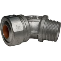 RACO Cordgrip Connector, 45 3/4" (.55 -.65) Brown