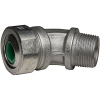 RACO Cordgrip Connector, 45 3/4" (.45 -.56) Green