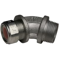 RACO Cordgrip Connector, 45 1" (.55 - .65) Brown