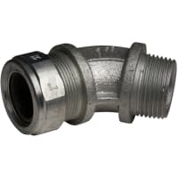 RACO Cordgrip Connector, 45 1" (.95 - 1.05) Black