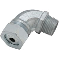 RACO Cordgrip Connector, 90 1/2" (.125-.250) Iron