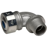 RACO Cordgrip Connector, 90 1/2" (.35 - .45) Blue