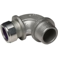 RACO Cordgrip Connector, 90 1" (.75 - .85) Purple