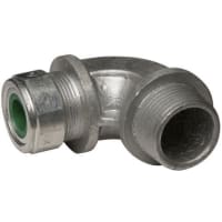 RACO Cordgrip Connector, 90 1" (.45 - .55) Green