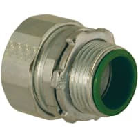 RACO Rigid/Imc Compression Connector 1-1/4" Insulated Steel