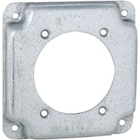 RACO 4" Square Exp Cover - Receptacle 2.480 Diam