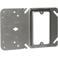 RACO 4" Square Stud-Mount Ring 1-Gang - Raised 1/2