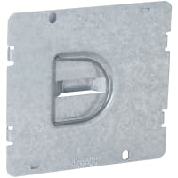 RACO 2-Gang Low-Volt Protector Plate - 3/4" Raised