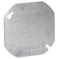 RACO 4 ROUND COVER FLAT - BLANK