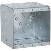 RACO 2-Gang Masonry Box 3-1/2" Deep 1/2"-3/4" Knockout