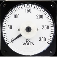 Ram Meter DC Voltmeter, 0-300 DC Volts