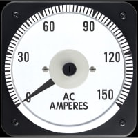 Ram Meter AC Ammeter, 0-150 AC Amps Transformer Rated