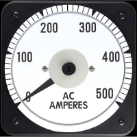 Ram Meter AC Ammeter, 0-500 AC Amps Transformer Rated