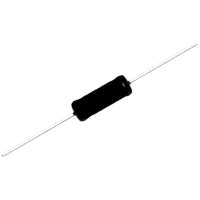 RCD Components Resistor, Wirewound, Res 100 Ohms, Pwr-Rtg 5 W, Tol 5%, Axial, Silicone Coat, Bulk