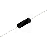 RCD Components Resistor, Wirewound, Res 1 Ohms, Pwr-Rtg 3 W, Tol 1%, Axial, Silicone Coat, Bulk