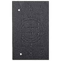 Red Dot by ABB Single Gang Gasket, Black, Neoprene