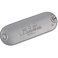 Red Dot by ABB Die Cast Aluminum Cover, 1/2", For Use with A and B Conduit Body