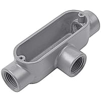 Red Dot by ABB Threaded Die Cast Aluminum Conduit Body, 1/2"