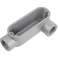 Red Dot by ABB Threaded Die Cast Aluminum Conduit Body-Left Side Opening, 2"