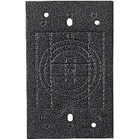 Red Dot by ABB Single Gang Gasket, Black, Neoprene