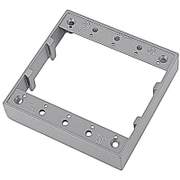 Red Dot by ABB 2 GANG RECTANGULAR EXTENSION RING , Aluminum w/Gaskets & Screws