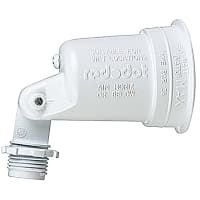 Red Dot by ABB White Lamp holder, Die Cast Zinc Zamak 3. Lamp maximum-150 watt, PAR 38 or R40