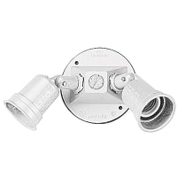 Red Dot by ABB Lampholder 4-23/32"L, Head 2-3/4"L, Lampholder 2-3/32", Cover4.133", White, 