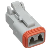 Amphenol Sine Systems Connector PLUG 2POS 14-20AWG SIZE 16, AT Series