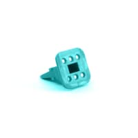 Amphenol Sine Systems Wedgelock Connector Plug, 6 Position, Green, AT Series