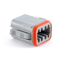 Amphenol Sine Systems Connector PLUG 8POS 14-20AWG SIZE 16, AT Series