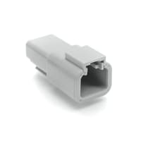 Amphenol Sine Systems Connector Receptacle Male 2-Way Pin 25A 10-14AWG Sz 12 IP67 ATP Series