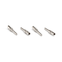 Amphenol Sine Systems Male Machined Contact, Nickel Plated, Size 12, 12-14 AWG, A Series