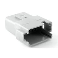 Amphenol Sine Systems 12-Way Receptacle, Male, D Position Key, Extended Shroud, Compatible to DT04-12PD