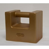 Rice Lake Weighing Systems Calibration Weight, 25 kg Grip-handle style, ASTM Class 6, Cast Iron Painted