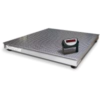 Rice Lake Weighing Systems Floor Scale, Summit-3000 packaged, 120 Series-Indicator, 5, 000 lbs Cap, 115VAC