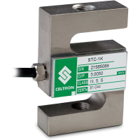 Rice Lake Weighing Systems - VPG Celtron Load Cell, SBM, STC-250, 250lb, 20ft, Celtron, 3mv/v, 350, Ohm, WW, NTEP, IIIL, 10, S, IP67, 